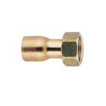 Sanitaire-Distrubution – Conexión 2 piezas de enchufe de cobre 15X21/16 – Cobre
