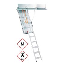 Minka Bodentreppe Type 12 Solid Brandhemmend Mit Iso-od U-wert 0,7 W/m2k Bis 275cm Raumhöhe 120x70cm Deckenöffnung