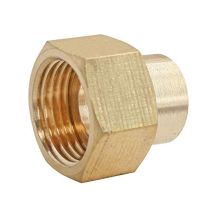 Somatherm For You - Raccordi Rame Saldare - Ø14 Dritto Accoppiamento Dado In Ottone Rotante 15/21