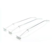Xpotool Soportes Para Lona De Remolque 3 Piezas 100-145cm Ajustable Aluminio Fijar Lonas