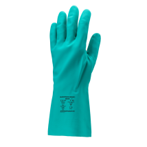 Euro Protection - Lote De 10 - Guantes De Nitrilo Plus 5500 Verde - Espesor 0 - 46 Mm Talla 9