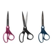 Herlitz - 08740102 Schere De Tisch- Und Bastelschere Gerader Schnitt Rosa, Edelstahl