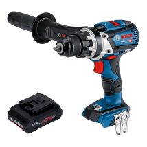 Bosch Gsr 18v-110 C Trapano Avvitatore Professionale A Batteria 18 V 110 Nm Senza Spazzole + 1x Batteria Ricaricabile Procore 4,0 Ah - Senza 