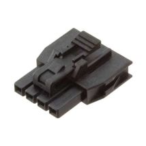 Connettore Nano Fit maschio 4 vie – 105307-1204 – 5 pezzi – PA, Nero, 6.5A, -40°C a +105°C – Molex