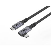 Premium Usb-c Kabel 5m, 20gbps, 100w, Usb 3.2 Gen 2x2, Abgewinkelt, Usb3.2cc5-a - Microconnect