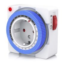 Bearware - 24h Kompakte Zeitschaltuhr 15 Min. Zeitintervalle / Kinderschutzsicherung