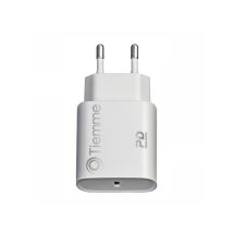 Chargeur USB-C 20W – Adaptateur USB – Mode de pose électricité, Intensité courant – TIEMME