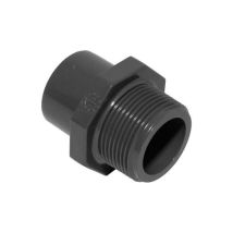 Georg Fischer - Pvc U Kunststoff Übergangsnippel Grau 1 1/4''ag X 32/40 721910559