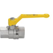 Valvola Di Intercettazione Gas A Sfera Femmina - Femmina 26x34 - Calibro 20
