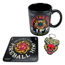 Set De Regalo Pyramid Hellfire Taza Cerámica 3 Piezas