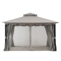 Cenador De Tela Stoj - 336cm X 402cm, Gris
