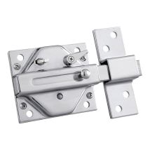 IFAM – Catenaccio CS88SC – Acciaio, Cromo satinato – 17 mm, 4 giri – Serratura di alta qualità per porte