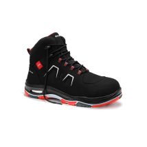 Elten Sicherheitsstiefel Alan Xxtp Black-red Mid Esd S3s, Gr. 44
