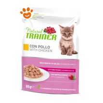 Trainer - Natural Cat Kitten/young Bocconcini In Salsa Pollo Natural Cat Kitten/young Bocconcini In Salsa Pollo - Bustina Da 85 Gr