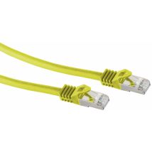 S-impuls Rj45 Patchkabel S/ftp (pimf), M. Cat.7 Rohkabel, 15 M, Gelb