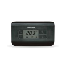 Fantini Cosmi Thermostat D'Ambiance Numérique 3 Températures Ch117 Noir Anthracite
