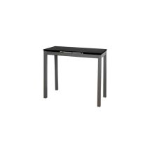 Mesa De Cocina Extensible Irene Acabado Negro, 85/135 X 40 X 76 Cm (largo X Ancho X Alto)