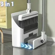 Besen aus Reisstroh – 5 Fäden – 842 – langlebig – einziehbare Zinken – dichte Borsten – faltbares Design
