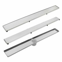 Canal De Ducha Slim Sifonada Inox 316l Duo Reversible – Varias Medidas (500 A 1000 Mm) Tamaño: 80 Cm