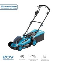 Cortacésped 20v Brushless (sin Batería Ni Cargador) 97x93cm Koma Tools Pro Series Battery