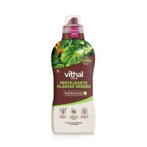 Fertilizante completo para plantas verdes – 1 L – Aumenta biomasa y hojas – Bioestimulante exclusivo – Vithal Garden