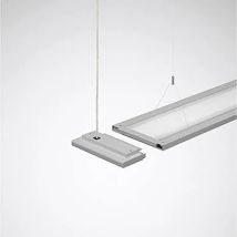 Raccord Luceos gris aluminium – Accessoires pour suspension et lustre – Longueur : 28,5 mm, Largeur : 20,4 mm