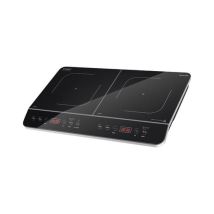 Doppel-Induktionskochplatte Caso Touch 3500 – 3500 W – 60,5 cm Breite – 6,5 cm Höhe – 36 cm Tiefe – Glaskeramik-Oberfläche schwarz