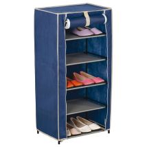 Brixo Garderobenschrank Schuhregal 5 Etagen 44x30x89 cm – Stahl, TNT – Flurmöbel