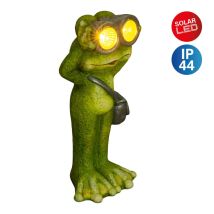 Näve Solar-gartenleuchte Led Frosch Stehend 30 Cm Grün