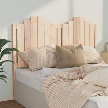 Bed Headboard 141x4x110 Cm Solid Wood Pine Vidaxl