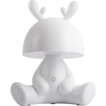 Leitmotiv Lampada Da Tavolo Deer Bianca Led Senza Fili