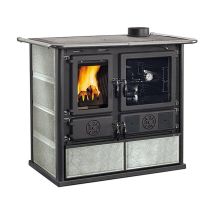 Cucina A Legna 'rosa 5.0 Vst' 8,8 Kw - Colore Petra Naturale