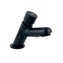 Idral Rubinetteria - Rubinetto Mono Acqua Temporizzato 15 Secondi In Colore Nero Opaco Idral 08210-var Nero Opaco - 15 Secondi - Nero Opaco