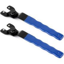 Soekavia - Stück 8–50 Mm Winkelschleifer-schraubenschlüssel, Kontermutternschlüssel, Verstellbarer Spindelschlüssel, Fettdruck (blau)