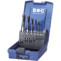 Bohrcraft - Maschinengewindebohrer-satz M3-m12 Hss-e Tin Form B 7-teilig