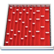 Bedrunka+hirth Schubladeneinteilung R 18-24 Mit Muldenplatten Für Front 50/75 Mm Bxt 450 X 600 Mm - 111a