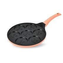Sartén Feel Maestro Mr-1222-b Smile Negro Naranja Aluminio Ø 26 Cm - Marca: Feel Maestro - Ean: 4820177140936