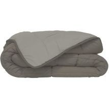 Poyet-motte - Piumone Microfibra 400g/m² Calgary Taupe + Lino 220x240cm