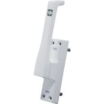 Fuhr - Guida Porta 970 Din Destra Anodizzata Argento Lm 23mm Asta Tonda 10mm