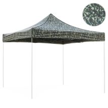 Manta De Techo Militar Mimético 3x3 Impermeable Para Repuesto De Gazebo Plegable
