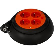Prolunga Retrattile Da 6 M Con 4 Prese Kraft&dele