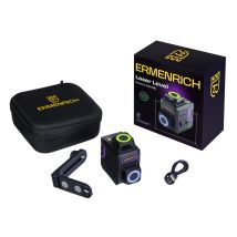 Ermenrich – Livello laser 2D PRO LV40 – 8 linee verdi, portata fino a 30 m, precisione ±1,5 mm/5 m, batteria ricaricabile 4000 mAh