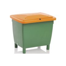 Craemer - Streugutbehälter L790xb605xh775 Mm 210 L Hd-pe Grün/orange Ohne Entnahmerutsche