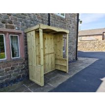 Churnet Valley - Medium Wooden Garden Poly Smoking Shelter