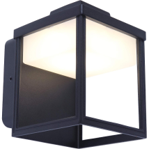 Hom - Lampada Led Da Parete Per Esterni, In Alluminio, 16 W, 400 Lumen, 3000 Kelvin