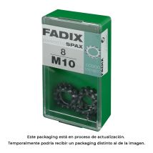 Arandela Dentada, M10, Caja 8 Uds. Fadix 85761
