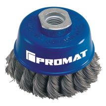 Topfbürste D.100mm M14 Draht-d.0,5mm V2a Promat