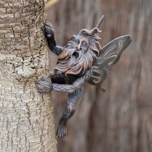 Garden Mile - Fairy Tree Hugger Garden Ornament Novelty Halloween Sculpture