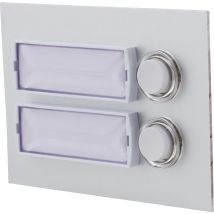 Friedland Klingel-taster 2-fach Unterputz Mit Licht Alu Taster