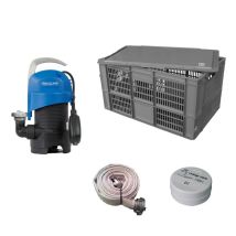 Iwater Wassertechnik - Ewuaqua Iflut Anti-flut Set Hochwasserpumpe 10202 Tauchmotorpumpe, 8 Cbm/h, 15m C-schlauch
